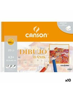 Bloc à dessin Canson Basik Microperforé 20 Volets A3 (10 Unités)