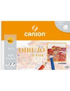 Bloc à dessin Canson Basik Microperforé 20 Volets A3 (10 Unités) 2