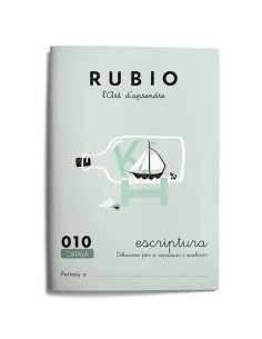 Cahier d'écriture et de calligraphie Rubio Nº10 Catalan A5 20 Volets (10 Unités) 2