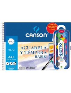 Bloc à dessin Canson Basik 23 x 32,5 cm A4+ (10 Unités) 2