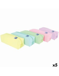 Trousse d'écolier Oxford LIVE & GO Multicouleur 22 x 8 x 7 cm (5 Unités)