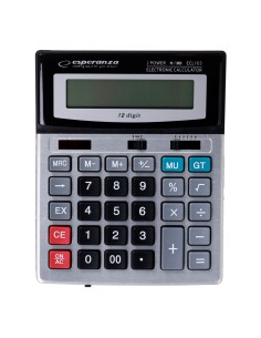 Calculatrice Esperanza ECL103 Noir/Gris 2