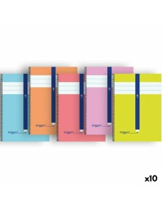 Cahier Eriggan Din A4 80 Volets (10 Unités)