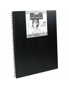 Bloc à dessin Royal & Langnickel Noir A3