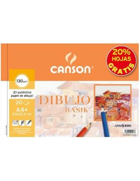 Bloc à dessin Canson Basik Microperforé 130 g/m²