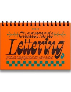 Cahier d'écriture et de calligraphie Rubio Lettering Curioos 30,4 x 20,4 cm 212 Volets