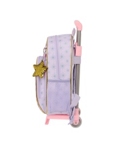 Cartable à roulettes Wish Lila 28 x 34 x 10 cm 2