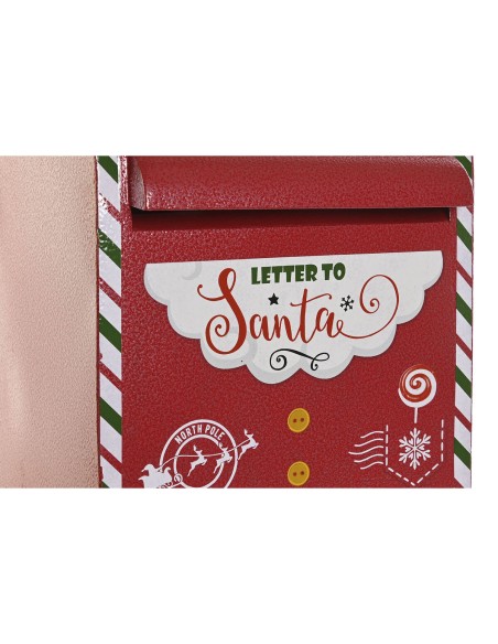 Décorations de Noël DKD Home Decor Jaune Blanc Noir Rouge Boîte aux lettres 28,5 x 26,5 x 52 cm