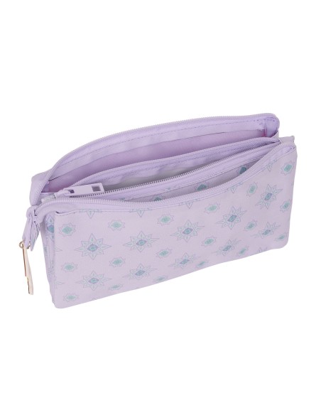 Trousse Fourre-Tout Triple Wish Lila 22 x 12 x 3 cm
