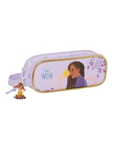Trousse Fourre-Tout Double Wish Lila 21 x 8 x 6 cm