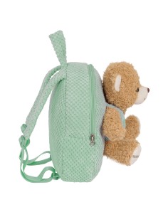 Sac à dos enfant Safta Ours en peluche Turquoise 23 x 27 x 7,5 cm 2