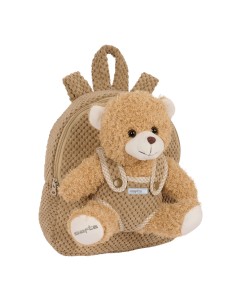 Sac à dos enfant Safta Ours en peluche Marron 23 x 27 x 7,5 cm