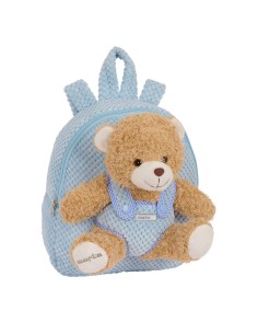 Sac à dos enfant Safta Ours en peluche Bleu 23 x 27 x 7,5 cm