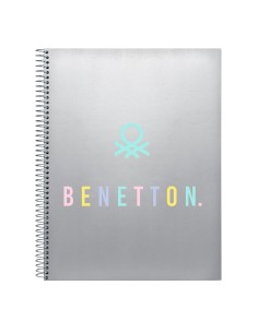 Carnet Benetton Silver Argenté A4 120 Volets