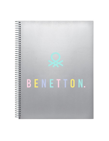Carnet Benetton Silver Argenté A4 120 Volets
