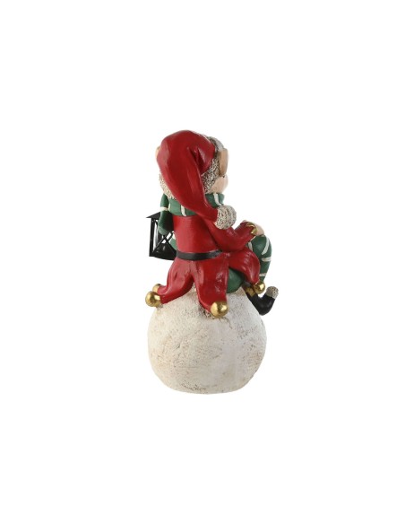 Décorations de Noël Home ESPRIT Blanc Noir Rouge Vert Elfe 26 x 26 x 42 cm