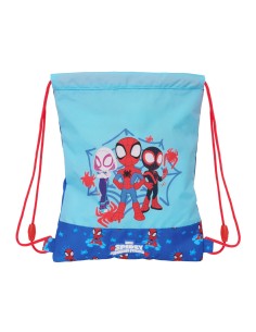 Sac à dos serré par des ficelles Spidey Bleu 26 x 34 x 1 cm