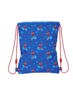 Sac à dos serré par des ficelles Spidey Bleu 26 x 34 x 1 cm 2
