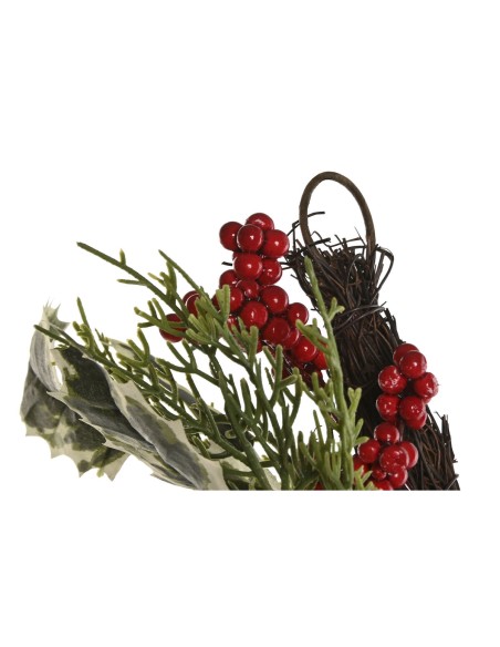 Guirlande de Noël Home ESPRIT Rouge Vert Polyéthylène 23 x 11,5 x 180 cm (2 Unités)