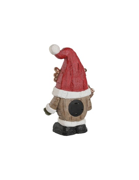 Décorations de Noël Home ESPRIT Blanc Rouge Gnome 25 x 11,5 x 38 cm (2 Unités)