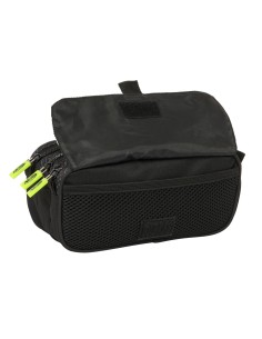 Trousse Fourre-Tout Triple Nerf Get ready Noir 21,5 x 10 x 8 cm 2