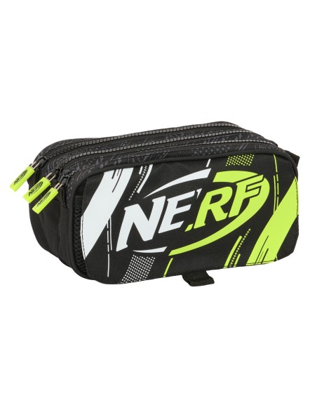 Trousse Fourre-Tout Triple Nerf Get ready Noir 21,5 x 10 x 8 cm