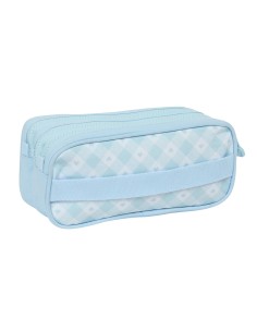 Trousse Fourre-Tout Triple Glow Lab Cisnes Bleu clair 21,5 x 10 x 8 cm 2