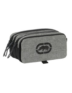 Trousse Fourre-Tout Triple Eckō Unltd. Rhino Noir Gris 21,5 x 10 x 8 cm