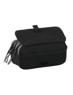 Trousse Fourre-Tout Triple Eckō Unltd. Rhino Noir Gris 21,5 x 10 x 8 cm 2