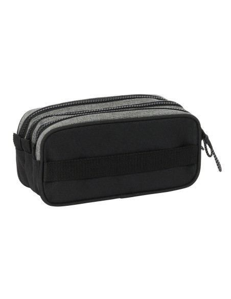 Trousse Fourre-Tout Triple Eckō Unltd. Rhino Noir Gris 21,5 x 10 x 8 cm