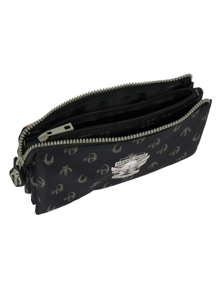 Trousse Fourre-Tout Double The Mandalorian This is the way Noir 22 x 12 x 3 cm