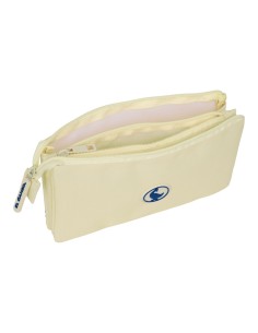 Trousse Fourre-Tout Triple El Ganso Beige 22 x 12 x 3 cm 2