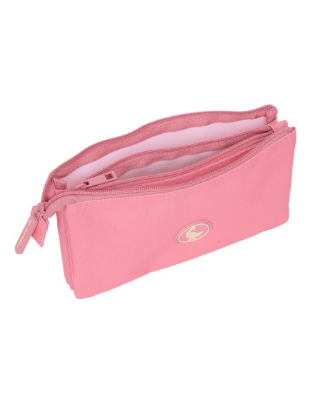 Trousse Fourre-Tout Triple El Ganso Marsala Rose 22 x 12 x 3 cm