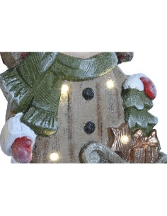 Décorations de Noël Home ESPRIT Marron Rouge 23 x 10,5 x 40 cm (2 Unités) 2