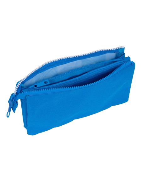 Trousse Fourre-Tout Triple R. C. Deportivo de La Coruña Bleu 22 x 12 x 3 cm