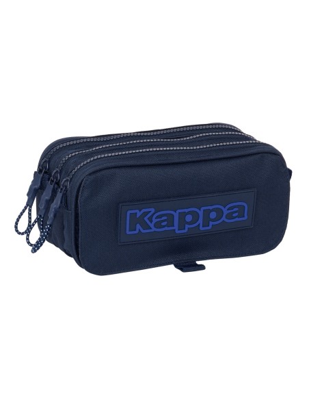 Trousse Fourre-Tout Triple Kappa Blue night Blue marine 21,5 x 10 x 8 cm