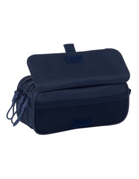 Trousse Fourre-Tout Triple Kappa Blue night Blue marine 21,5 x 10 x 8 cm