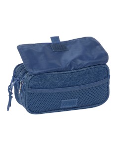 Trousse Fourre-Tout Triple Donald Bleu 21,5 x 10 x 8 cm 2