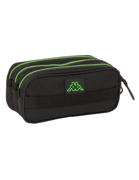 Trousse Fourre-Tout Triple Kappa Black Noir 21,5 x 10 x 8 cm