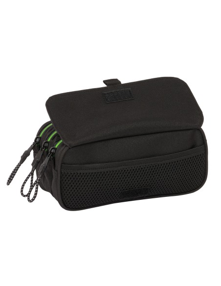 Trousse Fourre-Tout Triple Kappa Black Noir 21,5 x 10 x 8 cm