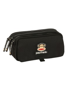 Trousse Fourre-Tout Double Paul Frank Join the fun Noir 21,5 x 10 x 8 cm