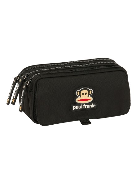Trousse Fourre-Tout Double Paul Frank Join the fun Noir 21,5 x 10 x 8 cm