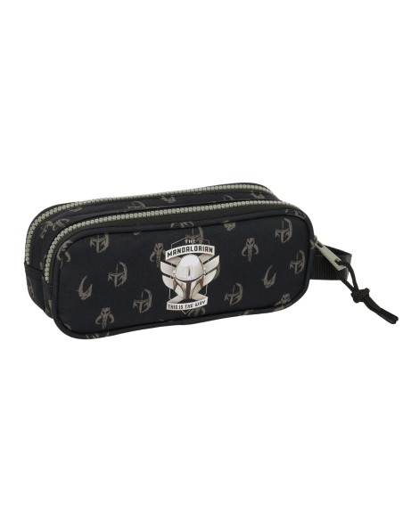 Trousse Fourre-Tout Double The Mandalorian This is the way Noir 21 x 8 x 6 cm