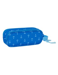 Trousse Fourre-Tout Double Donald Bleu 21 x 8 x 6 cm 2