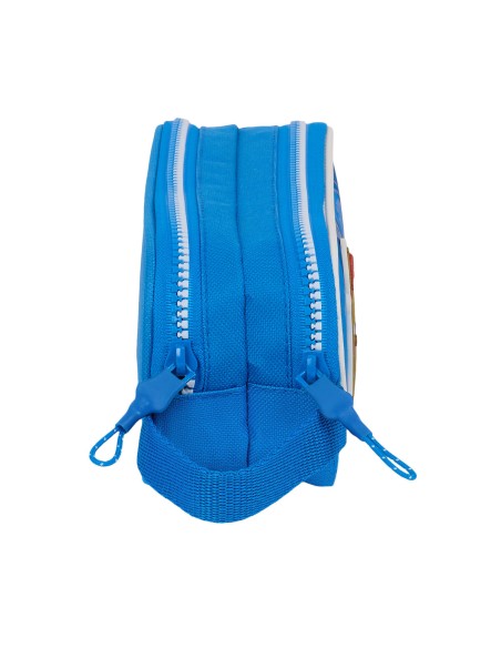Trousse Fourre-Tout Double R. C. Deportivo de La Coruña Bleu 21 x 8 x 6 cm