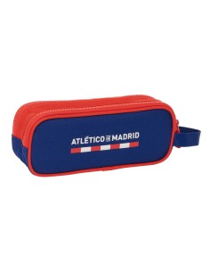 Trousse Fourre-Tout Double Atlético Madrid Bleu Rouge 21 x 8 x 6 cm 2