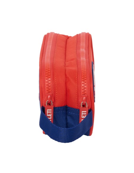 Trousse Fourre-Tout Double Atlético Madrid Bleu Rouge 21 x 8 x 6 cm