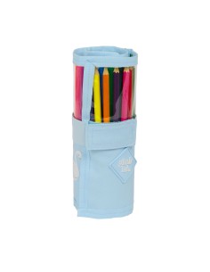 Pochette crayons Glow Lab Cisnes Enveloppante Bleu 7 x 20 x 7 cm (27 Pièces)