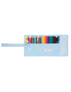 Pochette crayons Glow Lab Cisnes Enveloppante Bleu 7 x 20 x 7 cm (27 Pièces) 2