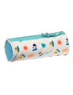 Trousse d'écolier Baby Shark Surfing Bleu Blanc 20 x 7 x 7 cm 2